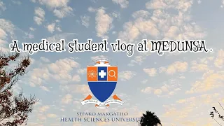 A First year Medical student vlog🩺😷 at  MEDUNSA🏥 (SMU)/south African YouTuber 🇿🇦/ varsity 🎓🏫