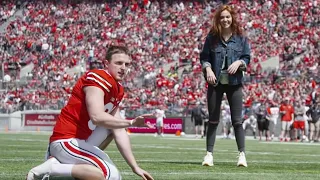 I proposed to my girlfriend during the Ohio State spring game