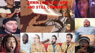 Erwin Loses His Arm Best Reactions | Attack on Titan 2x11 "Charge"