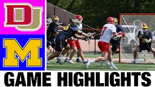 #5 Denver vs Michigan Lacrosse Highlights - First Round | 2024 College Lacrosse