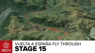 Vuelta A España 2013 Stage 15 Preview - Google Maps Fly Through