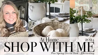At Home Spring Shop with Me | Spring Decor + Haul | 2024