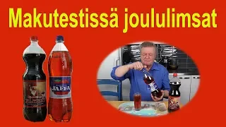 Makutestissä joululimonadeja