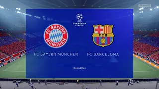 Bayern Munich vs Barcelona FC | UEFA Champions League | PS4™ Gameplay [4K]