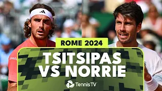 Stefanos Tsitsipas vs Cameron Norrie Highlights | Rome 2024