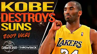 Kobe Bryant Erupts For 45 Pts vs Suns 🐐🐍 |  2007 WCR1 Game 3