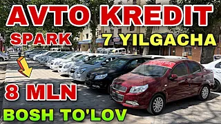 AVTO KREDIT 2023 YILLIK 14% BOSH TO’LOV 10% YANGI MOSHINALAR KELDI…