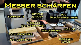 8 Varianten Messer zu schärfen  - was passt zu dir?