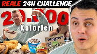 20.000 Kalorien in 24h! Eine der besten Kalorienchallenges bisher? 🤨 I The Franklin Reaktion