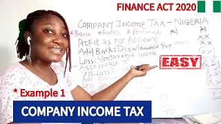 COMPANY INCOME TAX: Questions & Answers (Finance ACT 2020) TAXATION