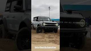 Bronco front wheels locking differential and sand mode demo #shorts