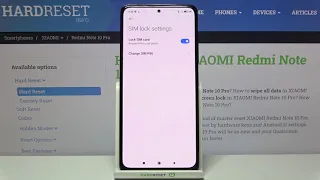 How to Change SIM PIN in XIAOMI Redmi Note 10 Pro – Update Password Protection