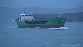 ARKLOW REBEL Entering the bay of La Coruna (ES) from anchorage area - 18th February 2018