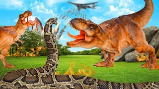 Most Dramatic Hollywood movies (2023) | Dinosaur hunting Anaconda | Jurassic Park Fan Made Movie
