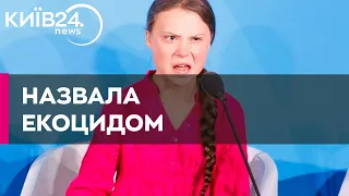 Грета Тунберг вимагає покарати Росію за екоцид в Україні