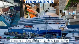 Finncanopus Cruise from Naantali to Kapellskär: Bridge, Spa, Buffet Brunch