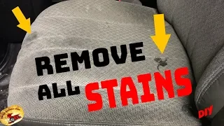 How To REMOVE HORRIBLE STAINS in CLOTH & CARPET... CAR or HOME