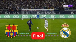 Real madrid vs barcelona Penalty Today 15/1/2023 Spanish Super Cup final pes 2021