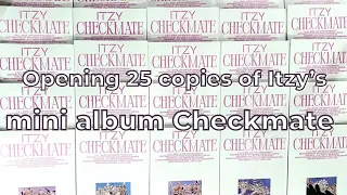 Unboxing 25 copies of Itzy’s mini album Checkmate