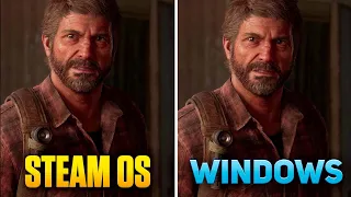 SteamOS vs Windows 11 - The Last of Us Part 1 - Steam Deck