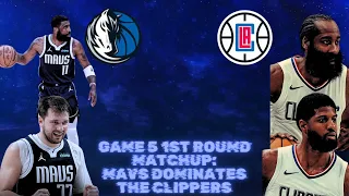 EPIC GAME 5: MAVS' COMMANDING WIN OVER CLIPPERS‼️