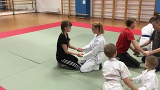Занятие в группе айкидо Рютенкай, разминка. 5 часть | Aikido | 合気道