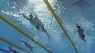 Rio 2016 4 x 100 Freestyle Relay - Underwater Camera