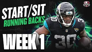 2021 Fantasy Football - MUST Start or Sit Week 1 Running Backs -  Every Match Up!!!