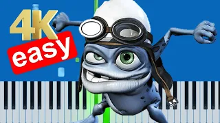 Crazy Frog - Axel F (Slow Easy) Beginner Piano Tutorial 4K