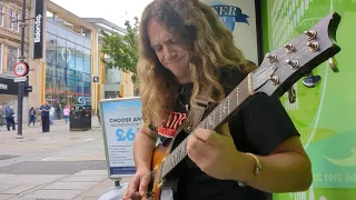 Far Beyond The Sun - Yngwie Malmsteen | Live playthrough on the street!