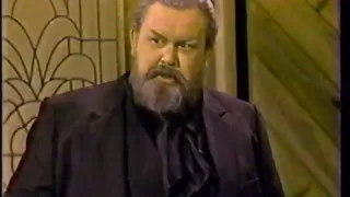 John Candy as Orson Welles on the Billy Crystal Comedy Hour (1982)