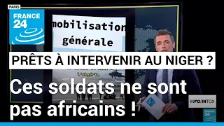 Des troupes africaines prêtes à intervenir au Niger ? • FRANCE 24