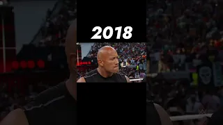 Evolution Of The Rock - From 1996 to 2022