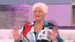 Pam St. Clement says "pissed" on Loose Women - 4th July 2014