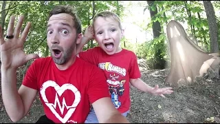 FATHER SON ADVENTURE TIME! / Haunted Woods!