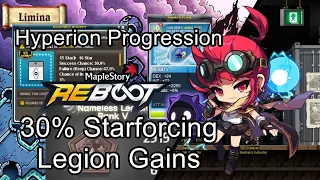 30% Starforcing and Legion Gains | (Reboot Hyperion Solo Progression #15)