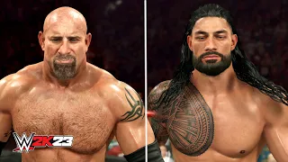 WWE 2K23 - Goldberg Vs Roman Reigns FULL GAMEPLAY (PS5)