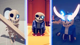 EVOLUTION OF SANS SO INSANE - Totally Accurate Battle Simulator TABS LABS