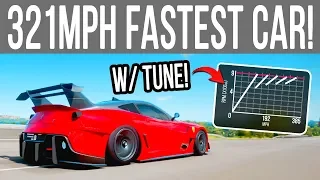 Forza Horizon 4 - 321+MPH FASTEST CAR! with TUNE!