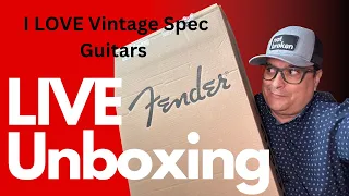 Fender American Vintage 2 Telecaster LIVE Unboxing