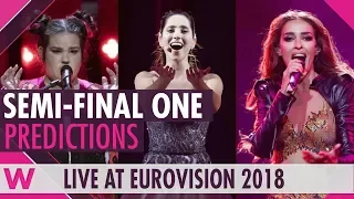 Eurovision 2018: Semi-Final 1 qualifiers (Prediction before jury show)