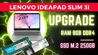 Lenovo IdeaPad Slim 3i Installing SSD and RAM