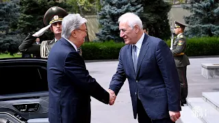 Նախագահ Վահագն Խաչատուրյանը հանդիպել է Ղազախստանի նախագահ Կասիմ-Ժոմարտ Տոկաևի հետ
