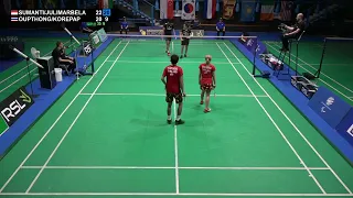 Match point – Sumanti / Julimarbela vs Oupthong / Korepap – XD, Final – Italian Int. 2022