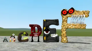 😈 I PLAYING AS NEW LITTLE - BIG COLORFUL CURSED ALPHABET LORE LETTERS In Garry's Mod!