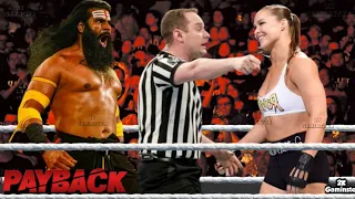 FULL MATCH - Veer Mahaan vs Ronda Rousey : Payback 2022 - WWE 2K22