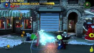 Lego Marvel Avengers: Lvl 9 / Ready A.I.M. Fire FREE PLAY (All Collectibles) - HTG