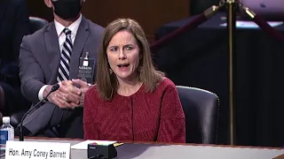 First Round Of Questions To Supreme Court Nominee Justice Amy Coney Barrett At Confirmation Hearing