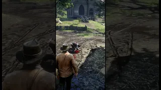 I've Never Seen Such A Creepy Death Animation Before - Red Dead Redemption 2  #shorts #memes #rdr2