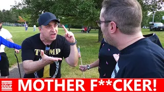 Trumper Shouts at Jordan: "Never Said That Mother F**ker!"